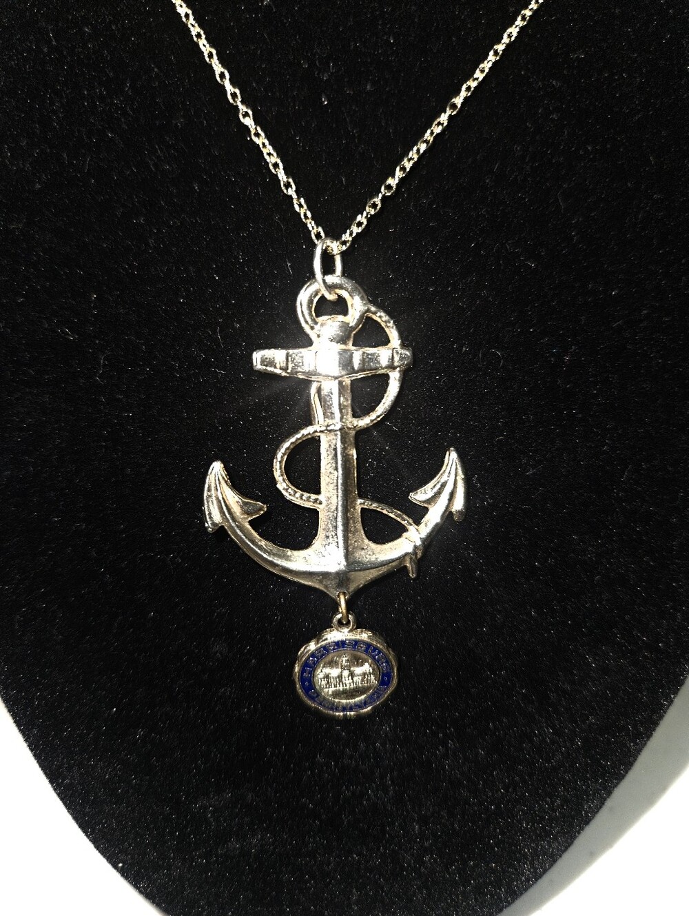 Anchor Necklace Souvenir From Harrisburg PA Basic Chain